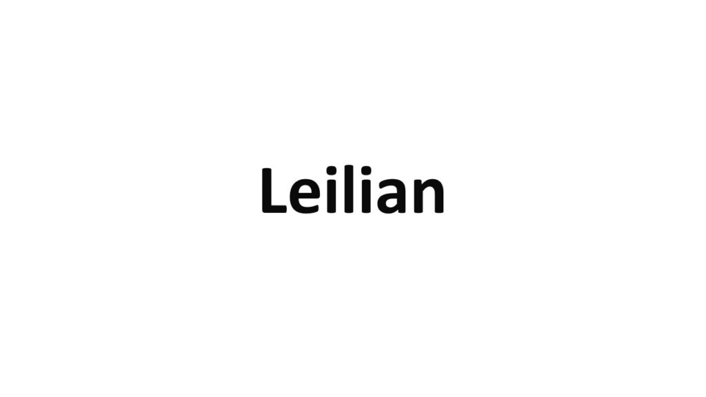 Leilian