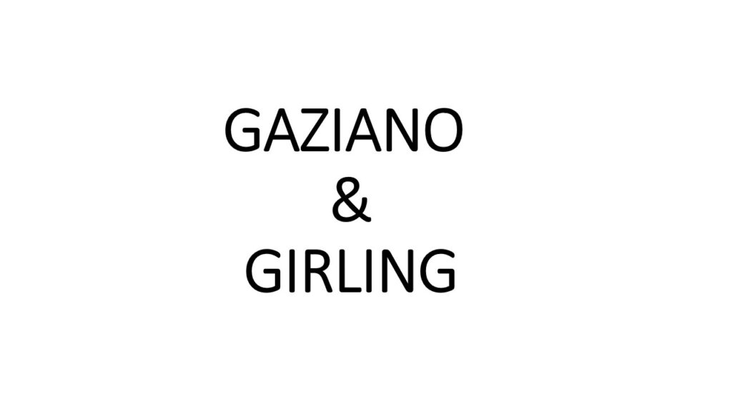 GAZIANO & GIRLING