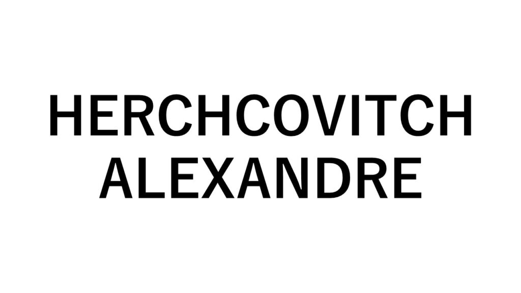 HERCHCOVITCH;ALEXANDRE